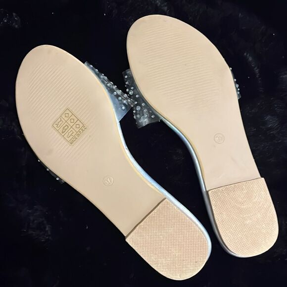 Sergio Todzi Stylish Clear Slide Sandals - Picture 3 of 7